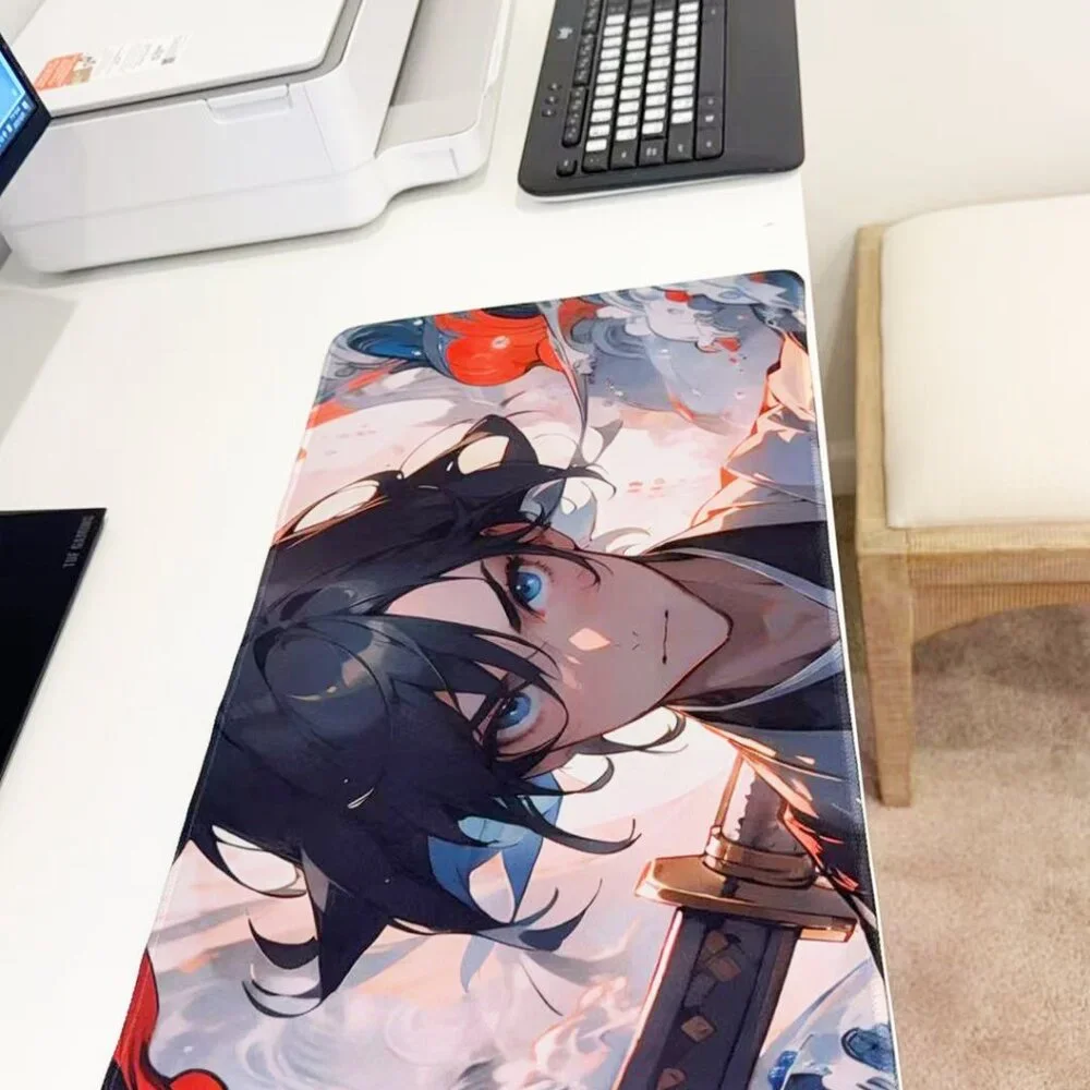 Anime Samurai Character Large Extended Gaming Mouse Pad